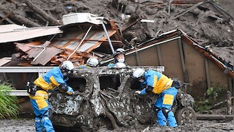 Two dead, 20 missing after mudslide on outskirts of Tokyo; 10 residents rescued
