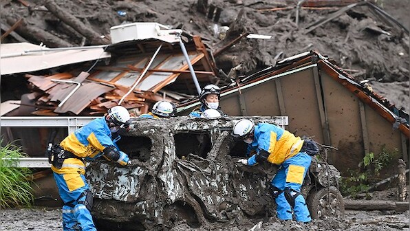 Two dead, 20 missing after mudslide on outskirts of Tokyo; 10 residents rescued