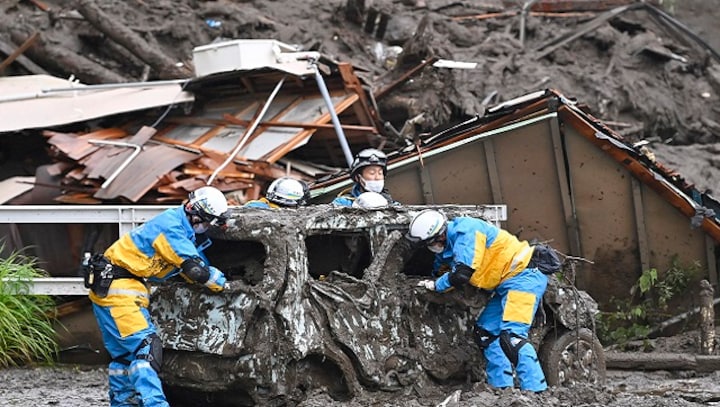 Two dead, 20 missing after mudslide on outskirts of Tokyo; 10 residents rescued