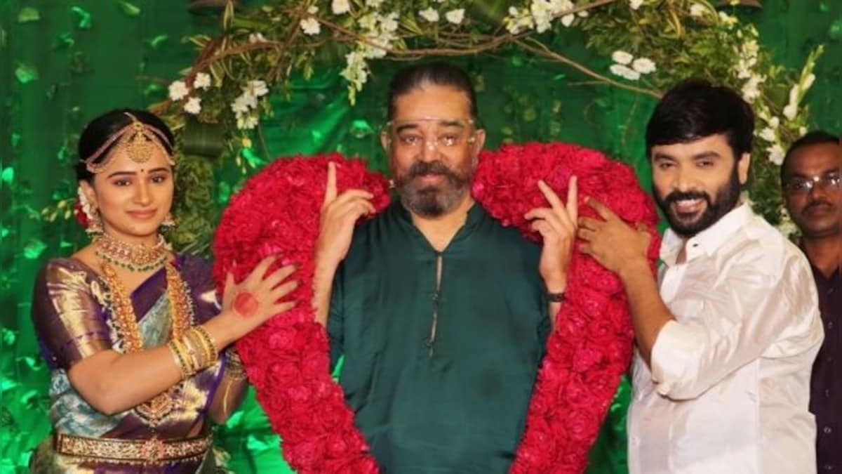 Former Bigg Boss Tamil contestant Snekan Sivaselvam, actor Kannika Ravi get married in Chennai; Kamal Haasan among attendees