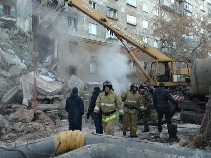 Seven dead dozens trapped under rubble after Russian gas blast- agencies