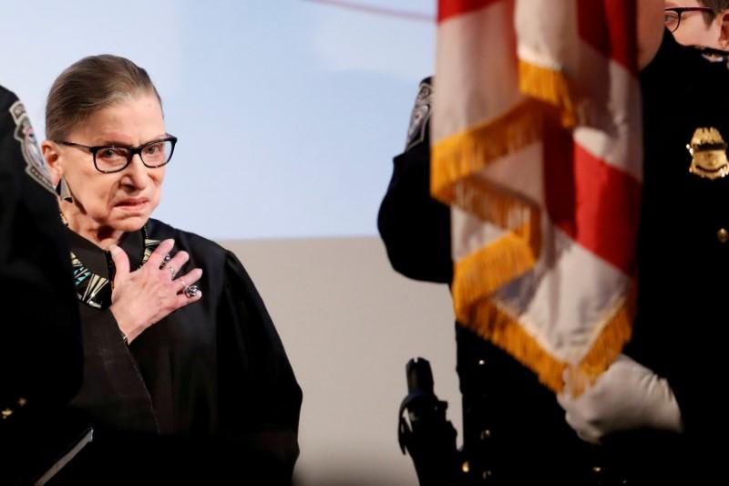 U.S. high court's Ginsburg misses arguments after cancer surgery U.S. high court's Ginsburg misses arguments after cancer surgery
