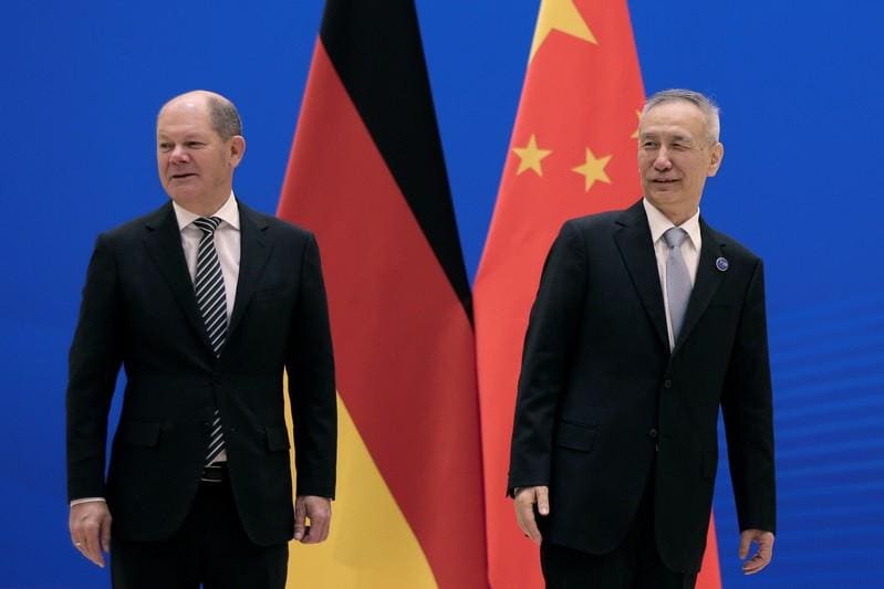 Germany China pledge to open markets deepen financial cooperation