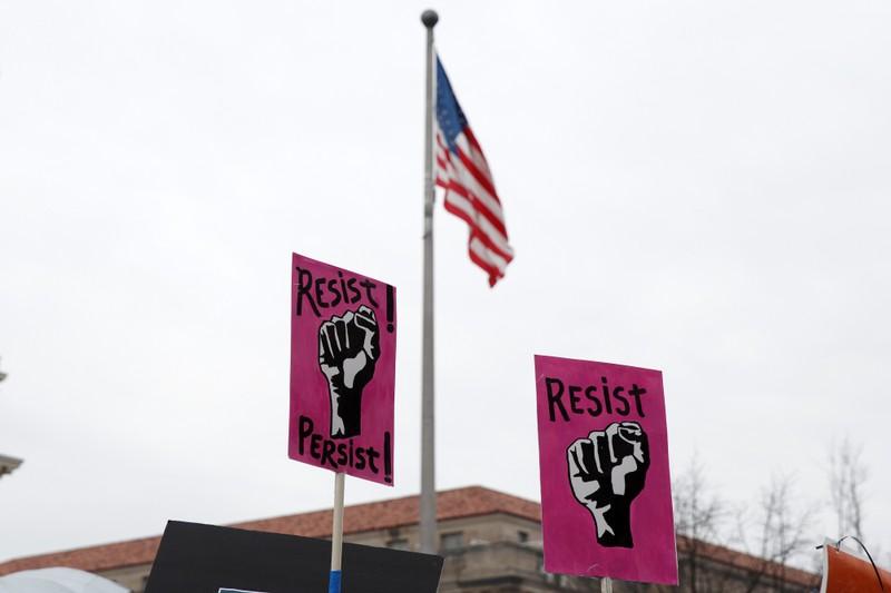 Women march in hundreds of U.S. cities for third straight year Women march in hundreds of U.S. cities for third straight year