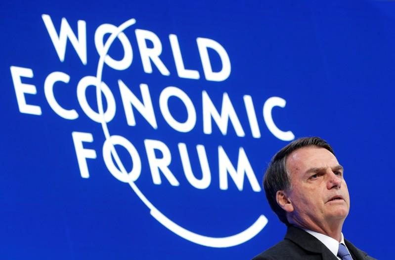 Brazils Bolsonaro uses Davos speech to appeal to big business