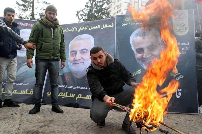 Palestinians in Gaza mourn Iran’s Soleimani