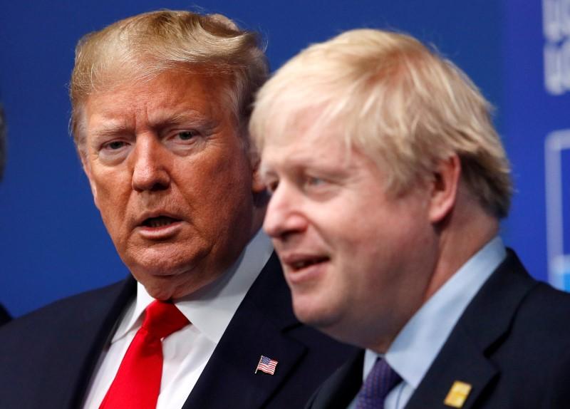 Trump speaks with British PM Johnson about telecoms security  White House