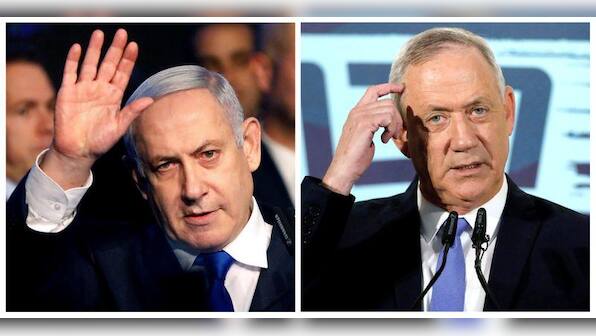 Trump meeting lends PR boost to political rival of Israel's Netanyahu