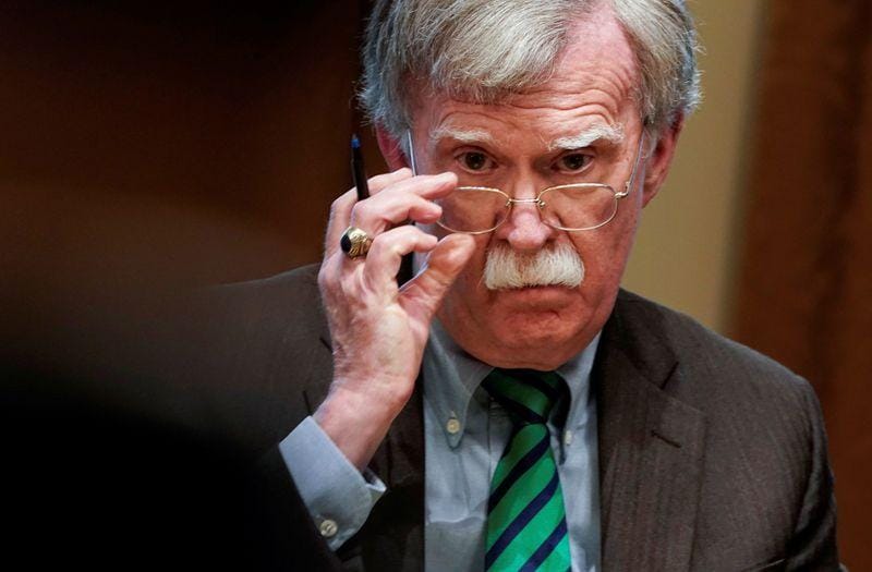 White House tells Bolton his manuscript contains classified material cannot be published