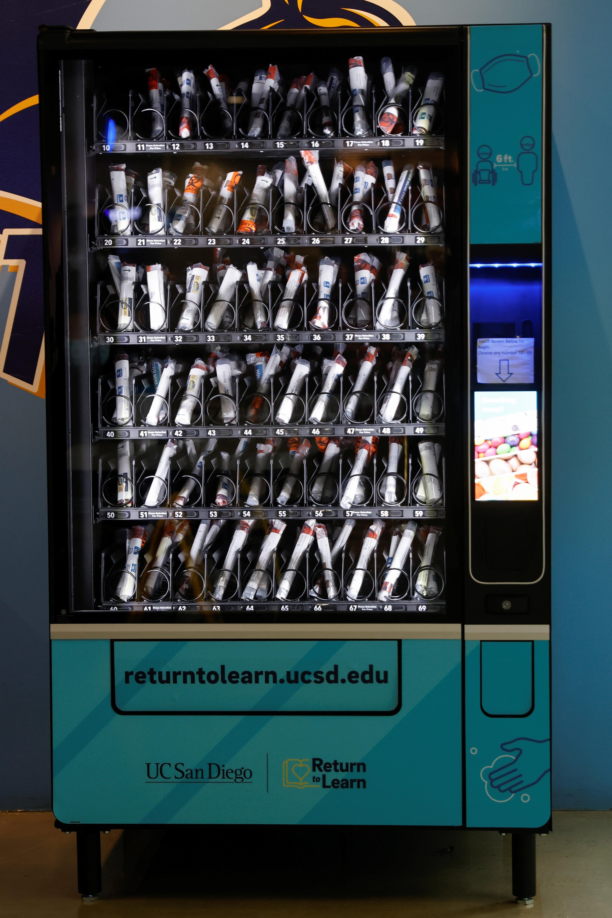UC San Diego offers students COVID test kits by vending machine