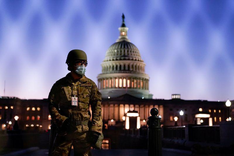 Some National Guard troops helping secure inauguration will be armed  officials