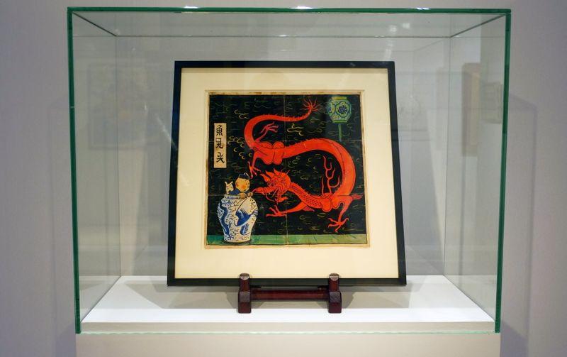 After years in a drawer Tintin painting tipped to fetch over 2 million euros
