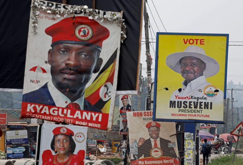 Ugandan election pits reggae singer against longserving Museveni
