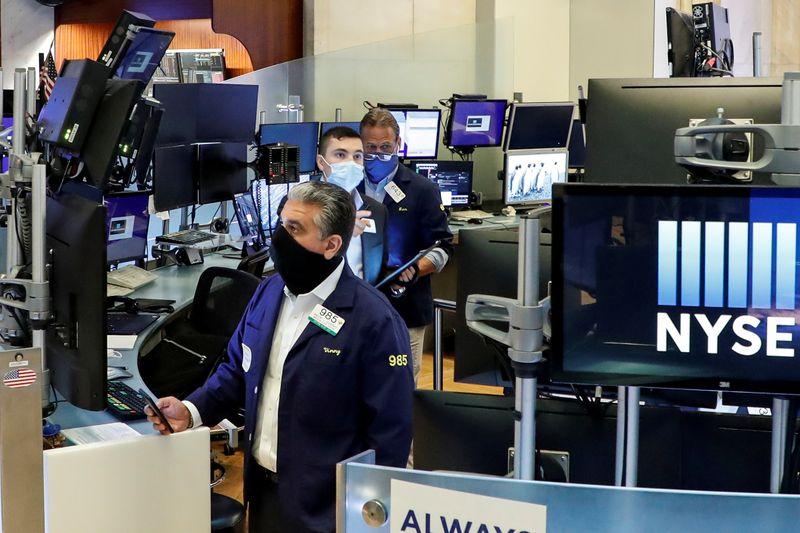 Dow Nasdaq hit record highs as focus turns to Bidens stimulus speech