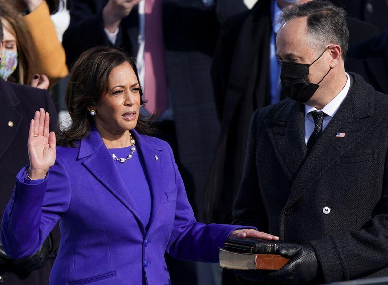 Breaking barriers Kamala Harris is sworn in as US vice president