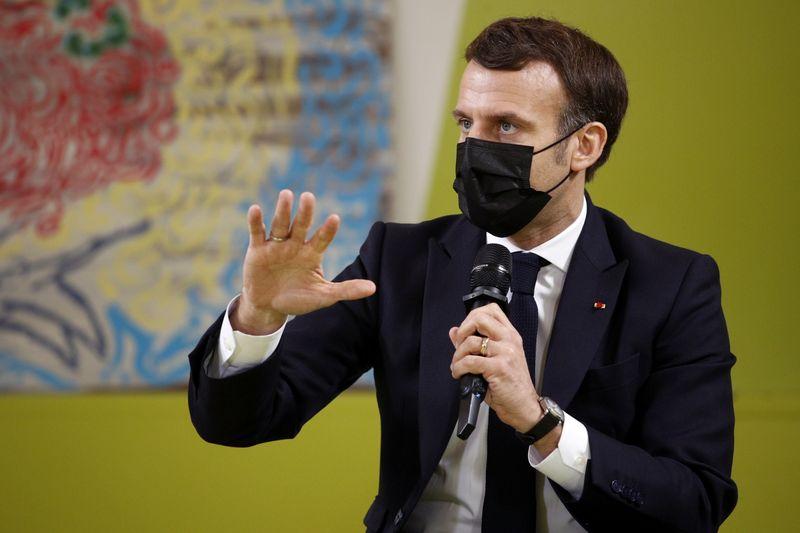 Macron tells French people go easy on the criticism
