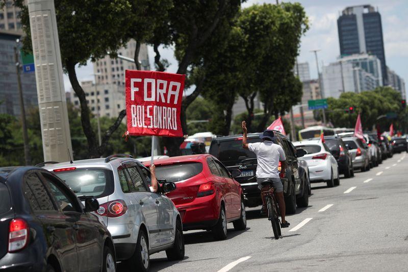 Bolsonaros support falls sharply but a majority reject impeachment polls show