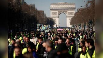 French 'yellow vests' marching for everyone, protester says as support falls