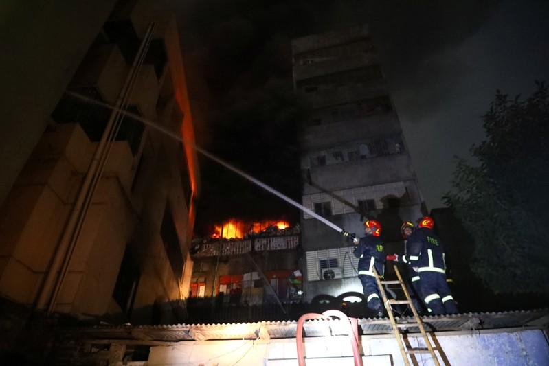 Death toll from Bangladesh building fire rises to 56: fire official Death toll from Bangladesh building fire rises to 56: fire official
