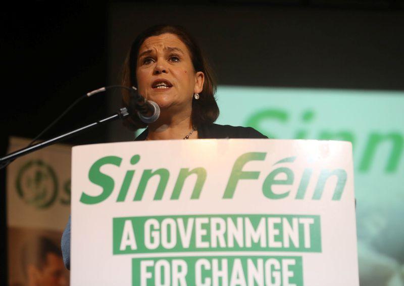 Ireland's Sinn Fein demands place in government at Dublin rally Ireland's Sinn Fein demands place in government at Dublin rally