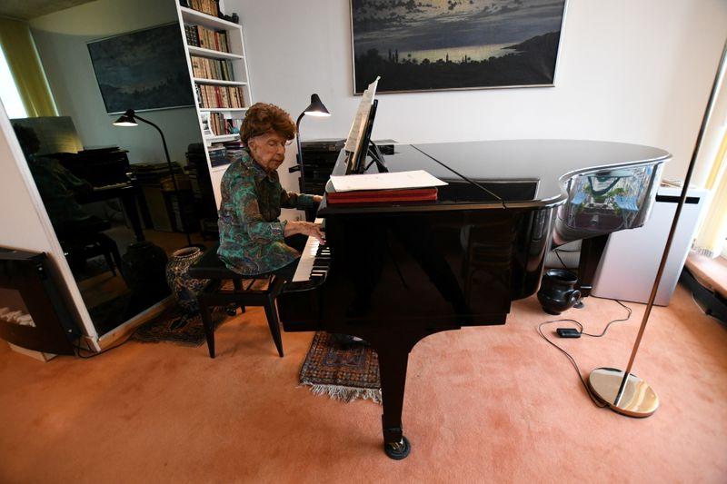 Food for the spirit French 106yearold pianist to release sixth album