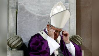 On Ash Wednesday, pope says wealth is 'dust in the wind'