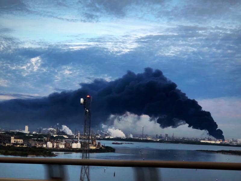 Massive fire at Houston petrochemical storage terminal may last two