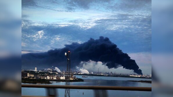 Texas petrochemical storage fire rages, may burn for two days