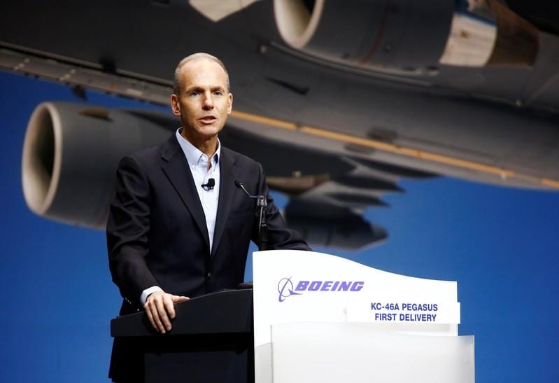 Boeing CEO says lives depend on the work we do
