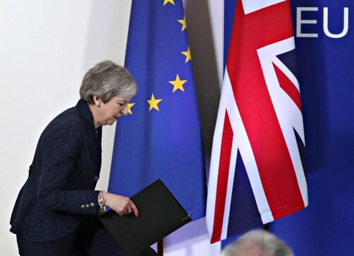 Returning to London, Britain's May faces mammoth task to change minds on Brexit Returning to London, Britain's May faces mammoth task to change minds on Brexit