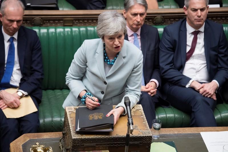 Weaker than ever UK PM May tries to force her Brexit deal through
