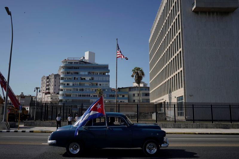 Cubans stage caravan to protest US trade embargo sanctions