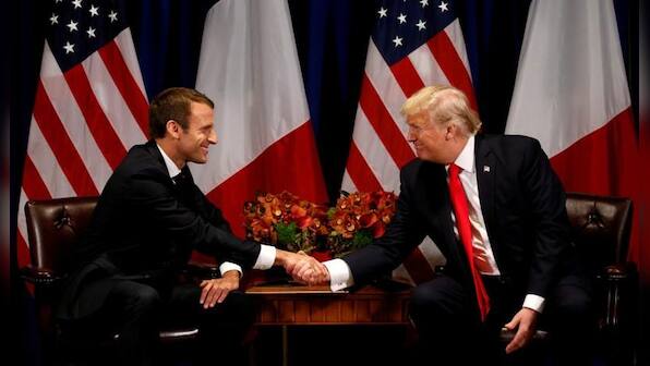 France's Macron visits Trump as Iran nuclear deal hangs in balance