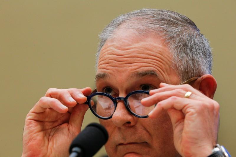 Grilled by U.S. lawmakers, Trump's EPA chief calls ethics scandals lies