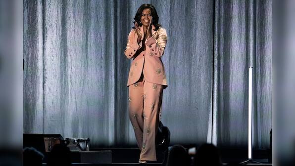 Michelle Obama charms British crowd with praise for Queen Elizabeth