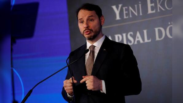 Turkish finance minister says held productive meetings with finance institutions