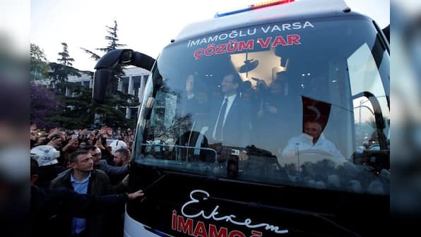 Turkey's opposition takes office in Istanbul, re-run appeal still pending