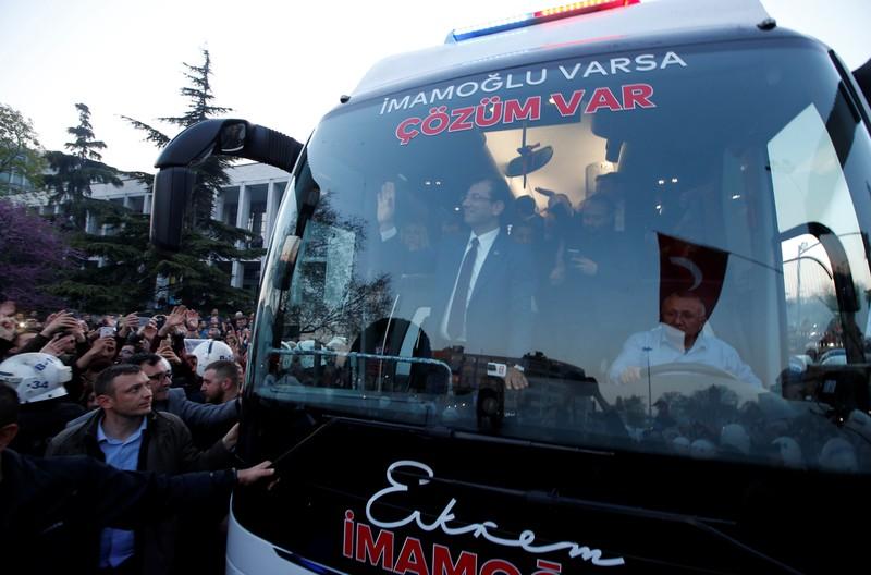 Turkey's opposition takes office in Istanbul, re-run appeal still pending Turkey's opposition takes office in Istanbul, re-run appeal still pending