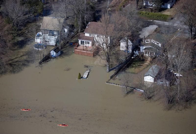 Spring floods in Canada's Quebec leave one dead, force evacuations ...