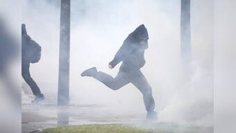 French police clash with yellow vests protesters in Strasbourg