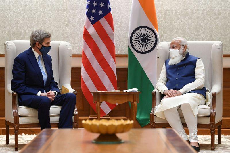 Kerry spoke with Modi about mobilizing finance for shift to clean energy