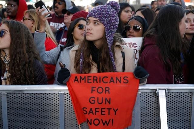 Gun control support fades three months after Florida massacre  poll