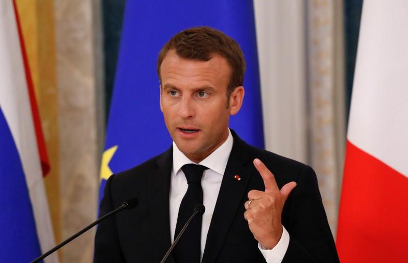 Macron meets in Russia with head of rights group Solzhenitsyns widow