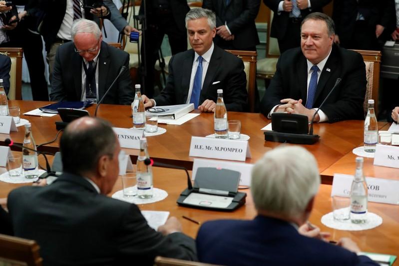 Pompeo tells Russia: Don't meddle in next U.S. presidential vote Pompeo tells Russia: Don't meddle in next U.S. presidential vote