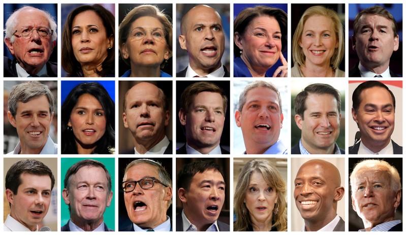 More than 20 Democrats, two Republicans vie for presidential nomination More than 20 Democrats, two Republicans vie for presidential nomination