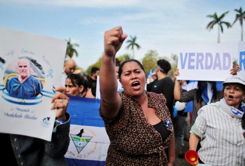 Nicaraguan government says to release 100 political prisoners
