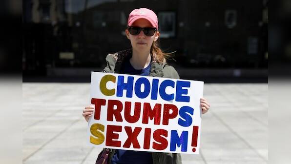 Hundreds rally at U.S. Supreme Court, calling state abortion bans as step backward