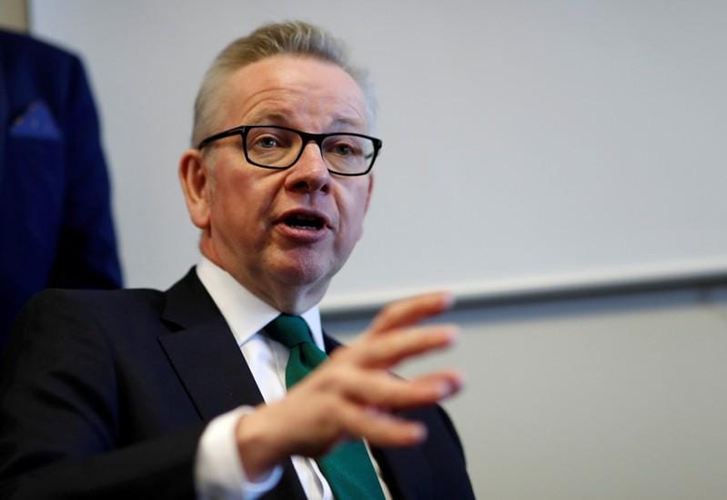 UK PM candidate Gove says better if Britain leaves EU with a deal