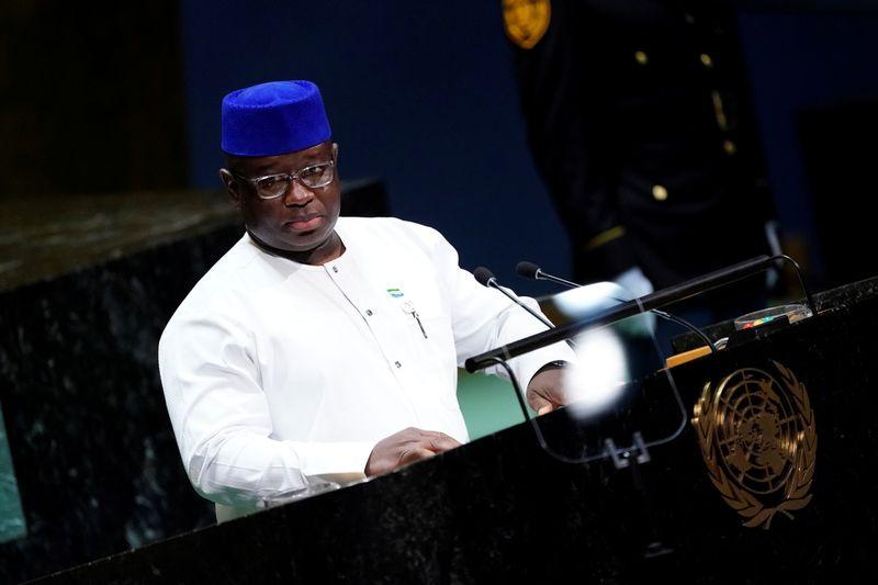 Sierra Leones president accuses main opposition party of inciting violence