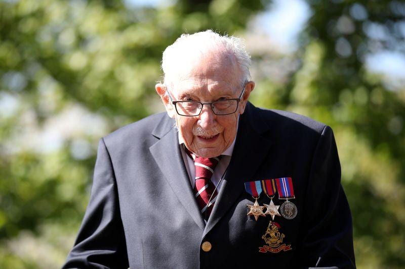 London honours Captain Tom Moore 100 in ancient ceremony